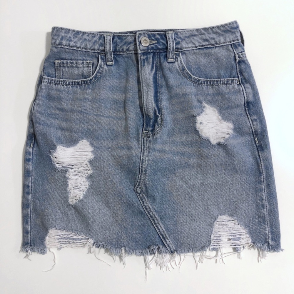 [SOLD] Hollister High-Rise Denim Skirt